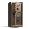 Tiger safes 2-door brown 120cm high Fingerprint Lock